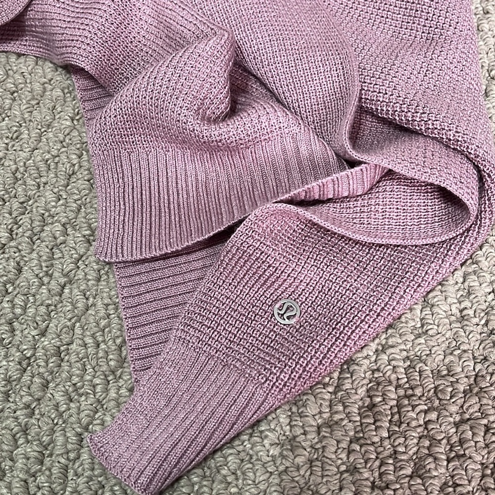 Lululemon | Forward Flow Poncho *Heathered Pink Taupe - Picture 6 of 7
